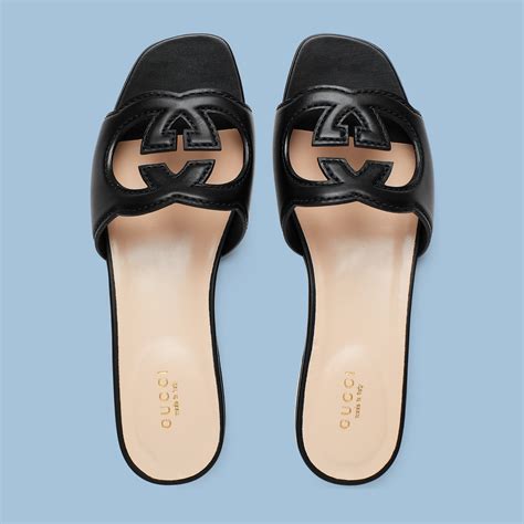 gucci women's ouverture slide sandals|women's interlocking g slide sandal.